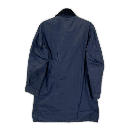 Barbour SL Border Nylon Coat Navy Size 38