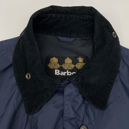 Barbour SL Border Nylon Coat Navy Size 38