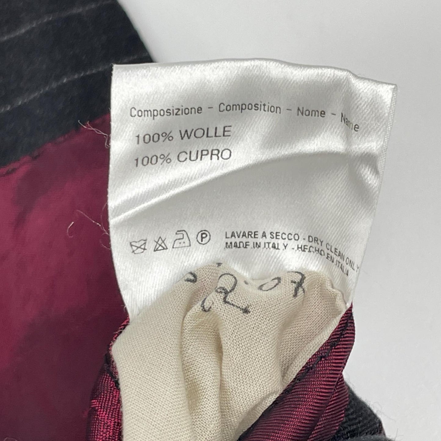 Brioni Pinstripe 3B Wool Blazer Black Size 50