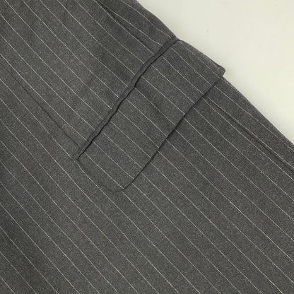 Brioni Pinstripe 3B Wool Blazer Black Size 50