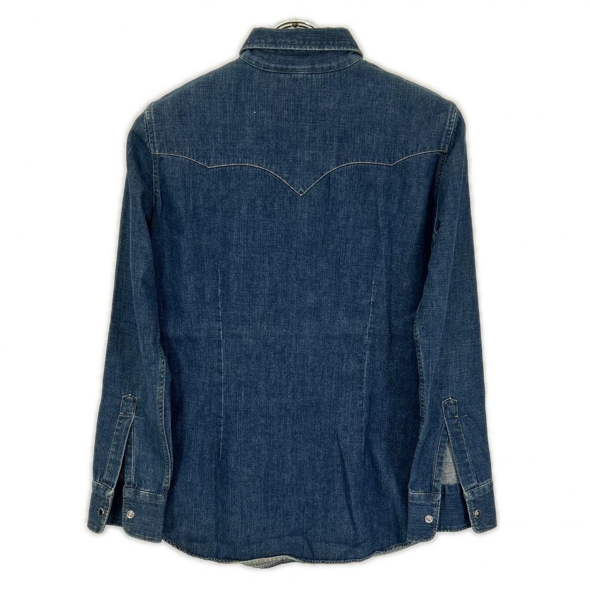 GOLDEN GOOSE G23D021 Indigo Button-Down Shirt Blue Size XS