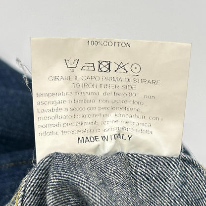 GOLDEN GOOSE G23D021 Indigo Button-Down Shirt Blue Size XS