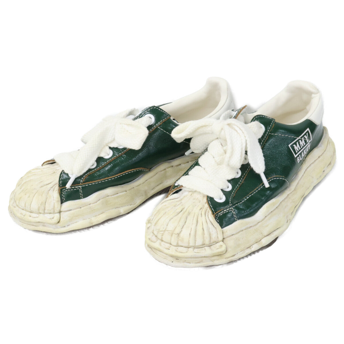 Maison MIHARA YASUHIRO FW14 BLAKEY Sneakers Green Size EU 39