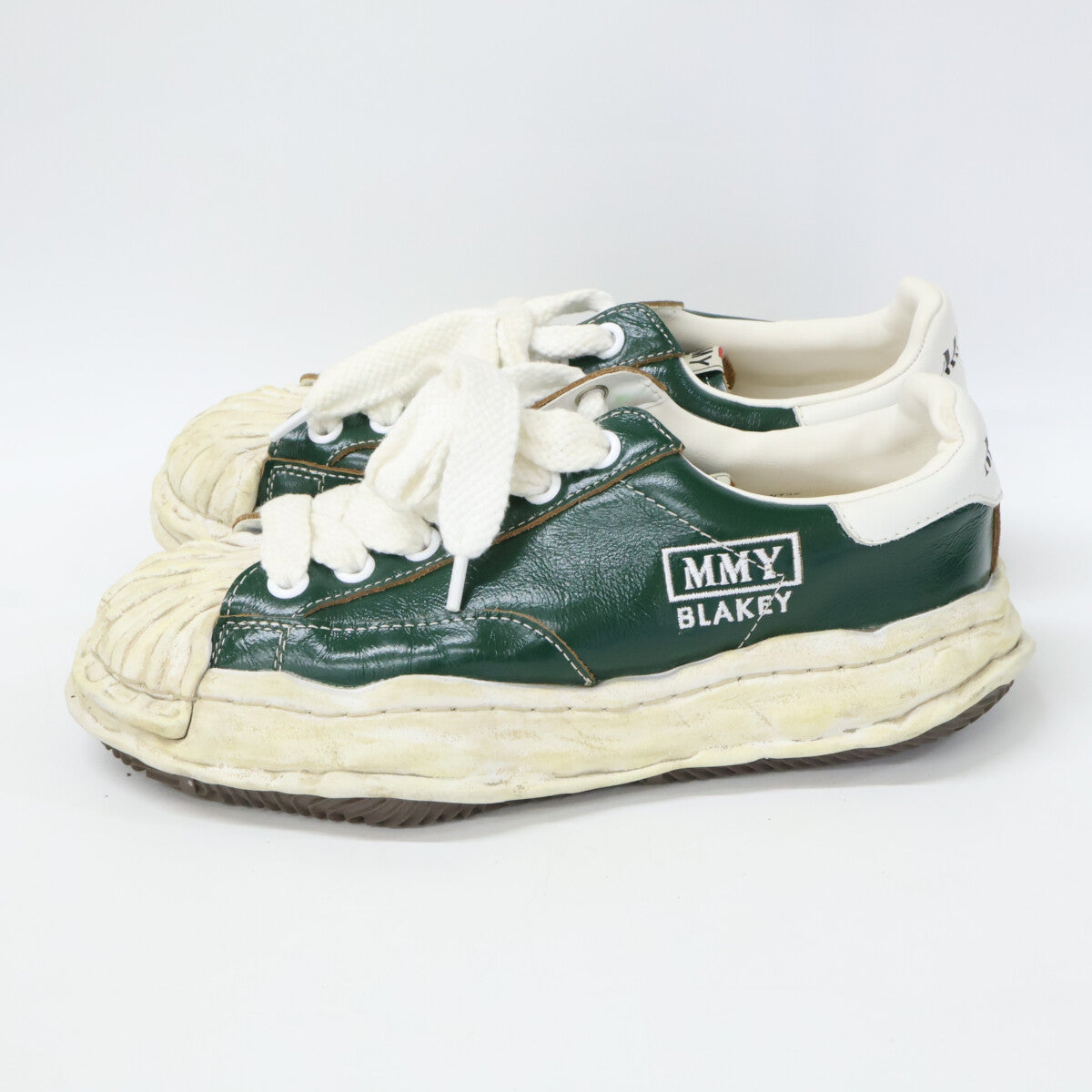 Maison MIHARA YASUHIRO FW14 BLAKEY Sneakers Green Size EU 39