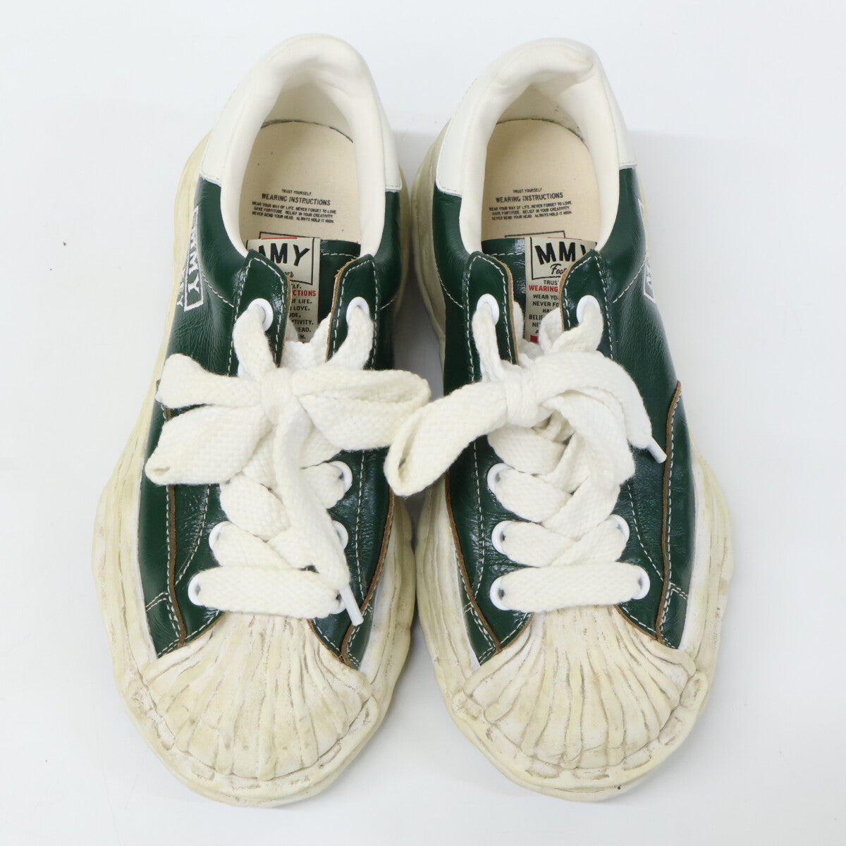 Maison MIHARA YASUHIRO FW14 BLAKEY Sneakers Green Size EU 39