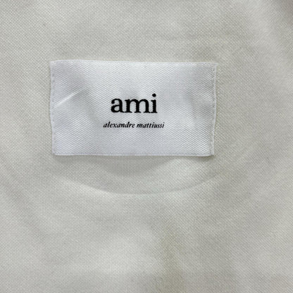 AMI Alexandre Mattiussi White Heart BD Shirt Size 40