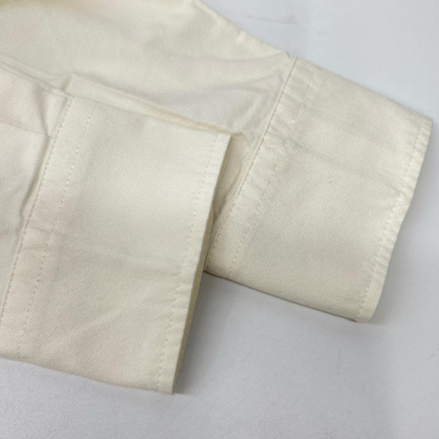 AMI Alexandre Mattiussi White Heart BD Shirt Size 40