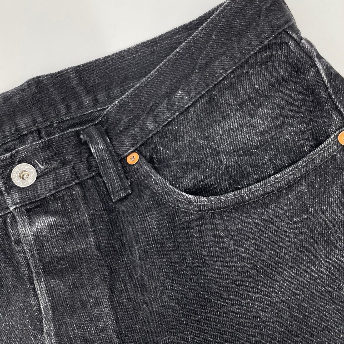 TCB JEANS&CO. WWII Black Flannel Jeans Size 36