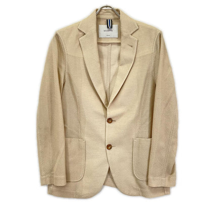 Bagutta Light Beige Cotton 6B DB Jacket Size 46