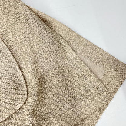Bagutta Light Beige Cotton 6B DB Jacket Size 46