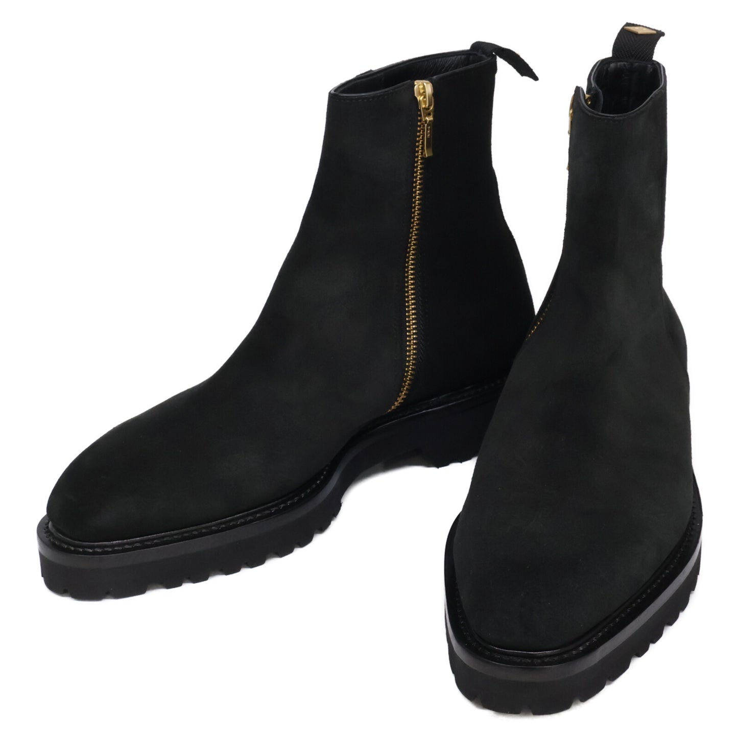 WH x Nano Universe Everest Gold Zip Boots Size 7
