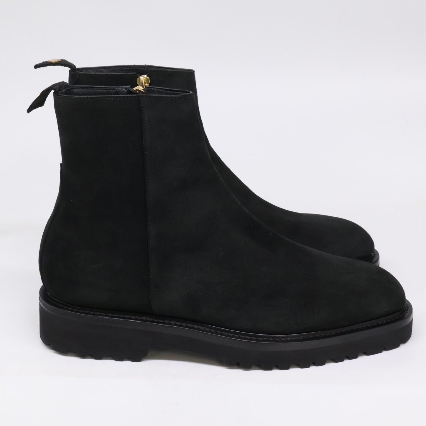 WH x Nano Universe Everest Gold Zip Boots Size 7