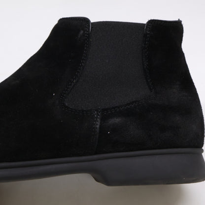 BAUDOIN&LANGE Black Suede Chelsea Boots Size EU 40