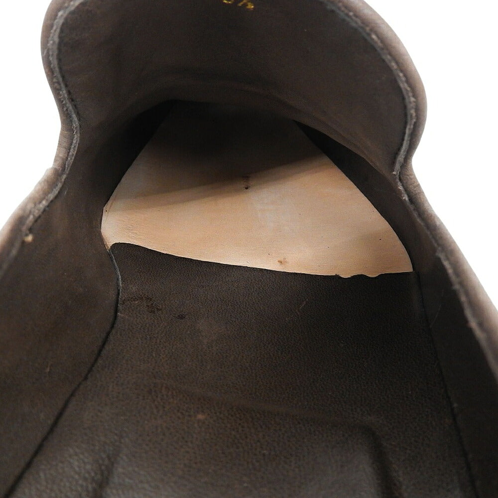 ferrante Brown Suede Slip-On Loafers Size 6.5