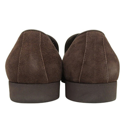 ferrante Brown Suede Slip-On Loafers Size 6.5