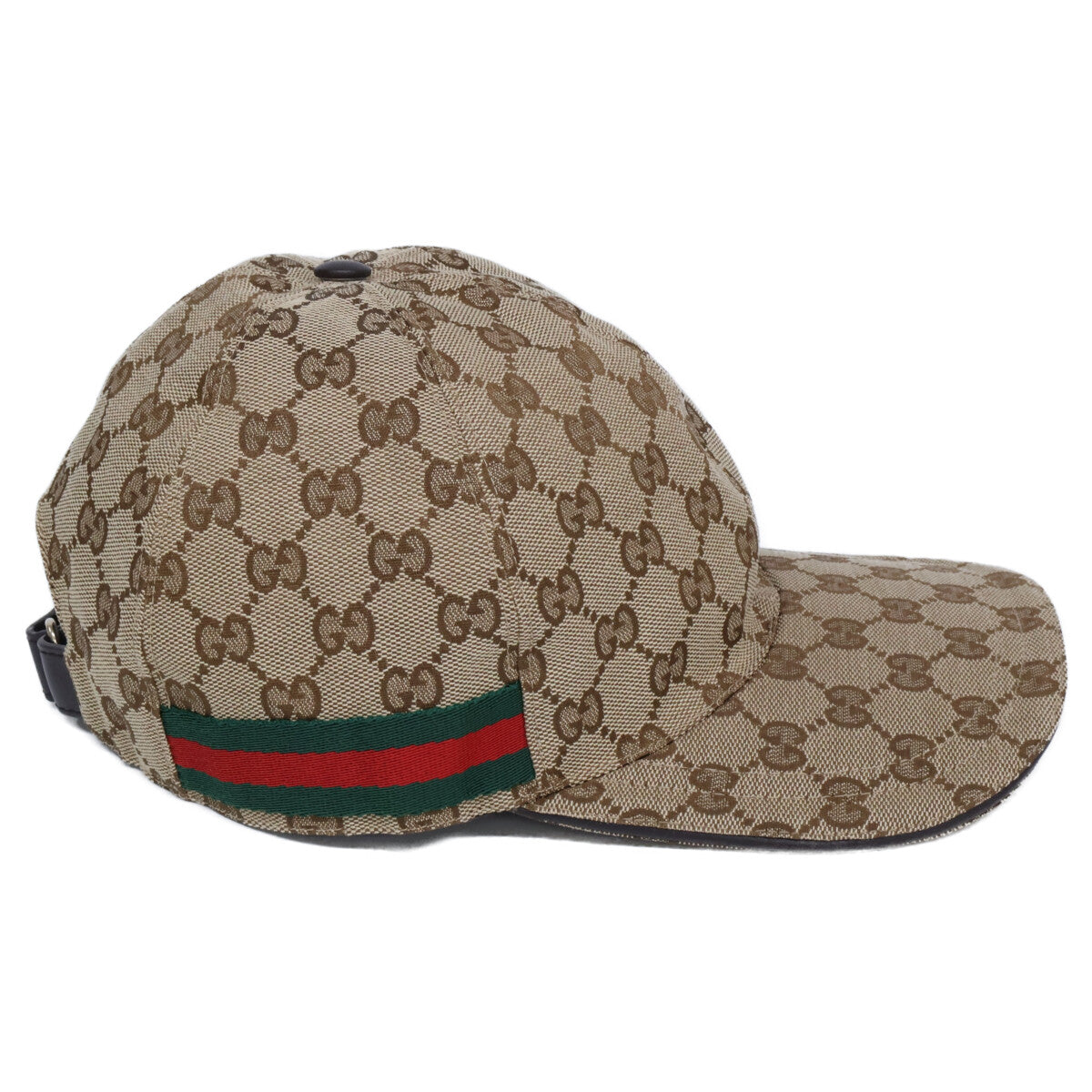 GUCCI GG Canvas Sherry Line Cap Size L 59