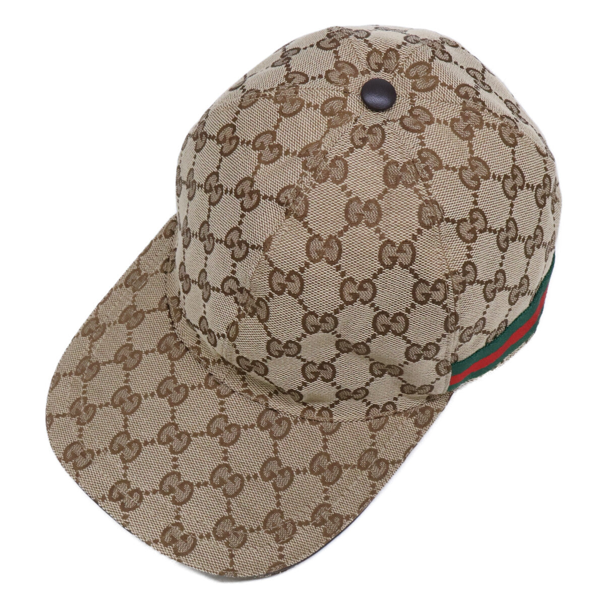 GUCCI GG Canvas Sherry Line Cap Size L 59