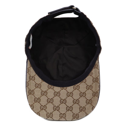 GUCCI GG Canvas Sherry Line Cap Size L 59