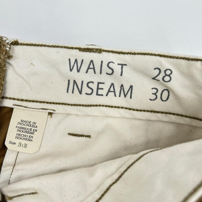 RRL Beige Button Fly Officer Chinos Size 28