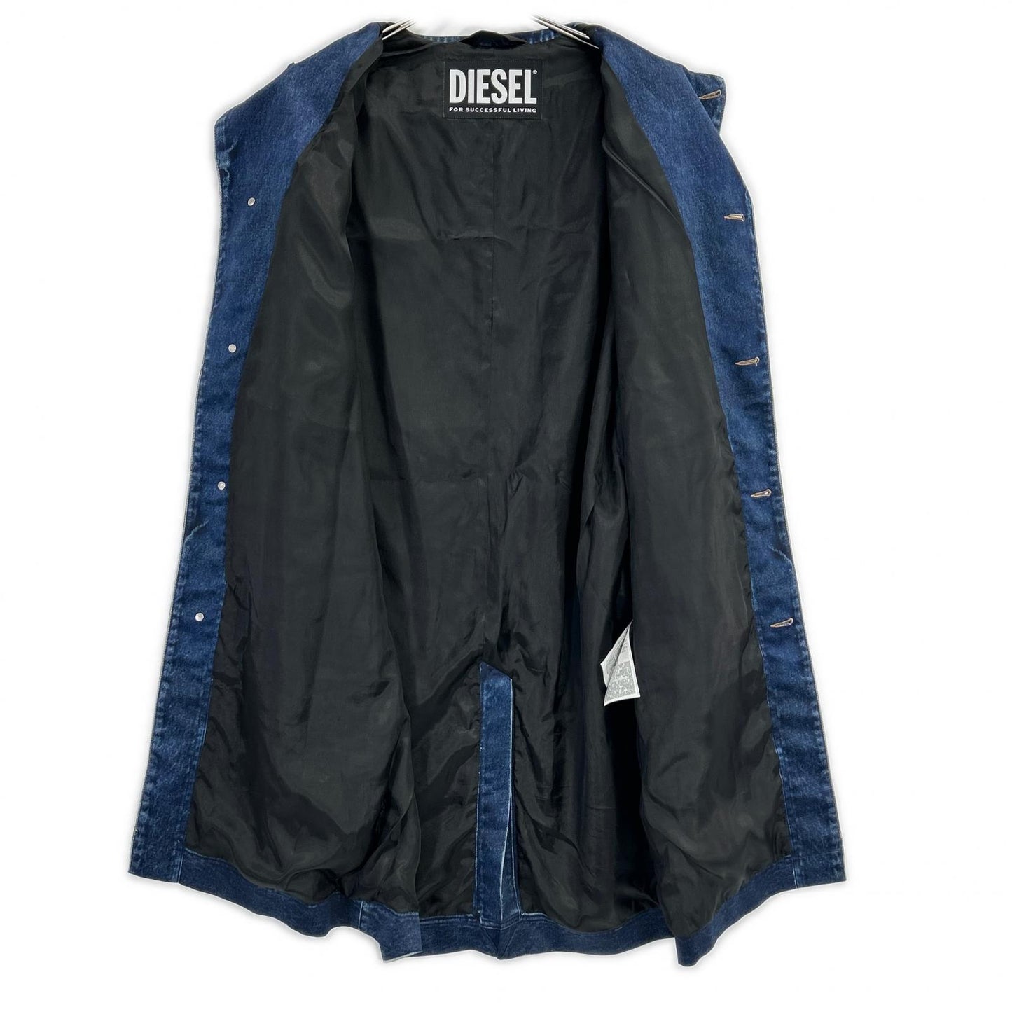 DIESEL 22SS G-KOEN Denim Transfer Coat Blue Size XS