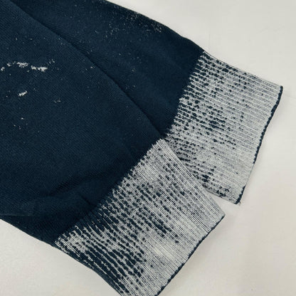 DIESEL 24SS K-LARENCE-B Bleach Crewneck Knit Blue Size M