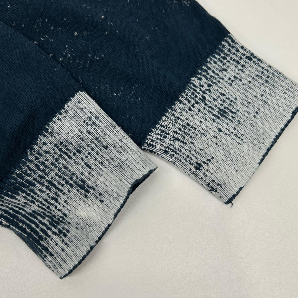 DIESEL 24SS K-LARENCE-B Bleach Crewneck Knit Blue Size M