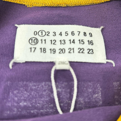 SS S x Maison Margiela 25SS Purple Velour Aged Wash T-Shirt Size XS