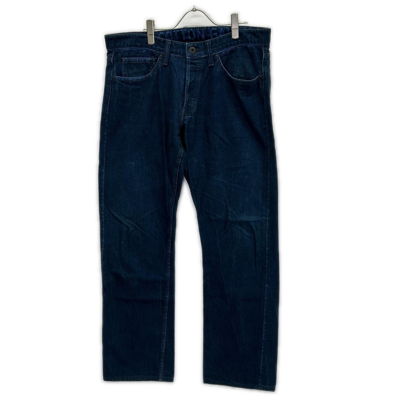 ISSEY MIYAKE MEN 10AW A-POC Button Fly Jeans Blue Size 35