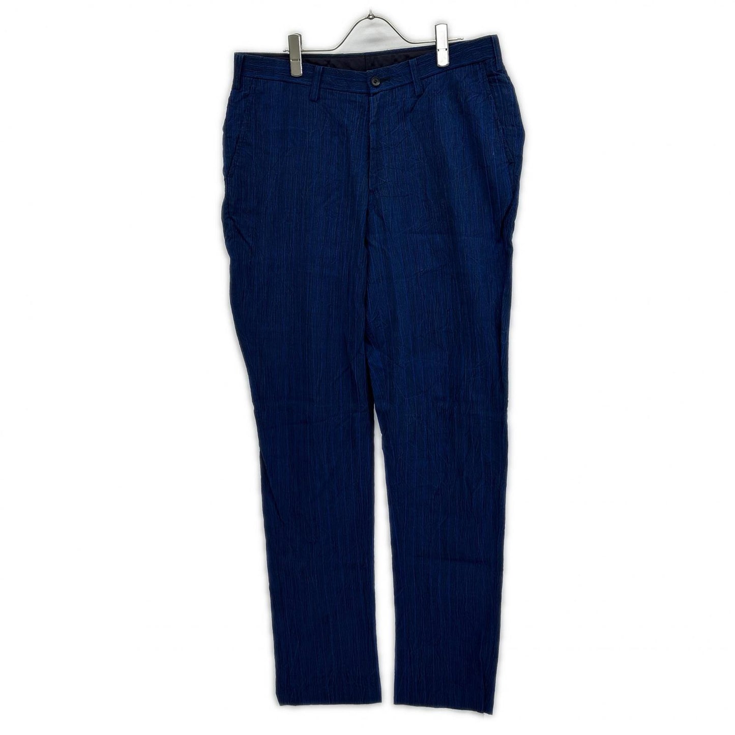 ISSEY MIYAKE MEN 16SS Linen Striped Pants Navy Size 3