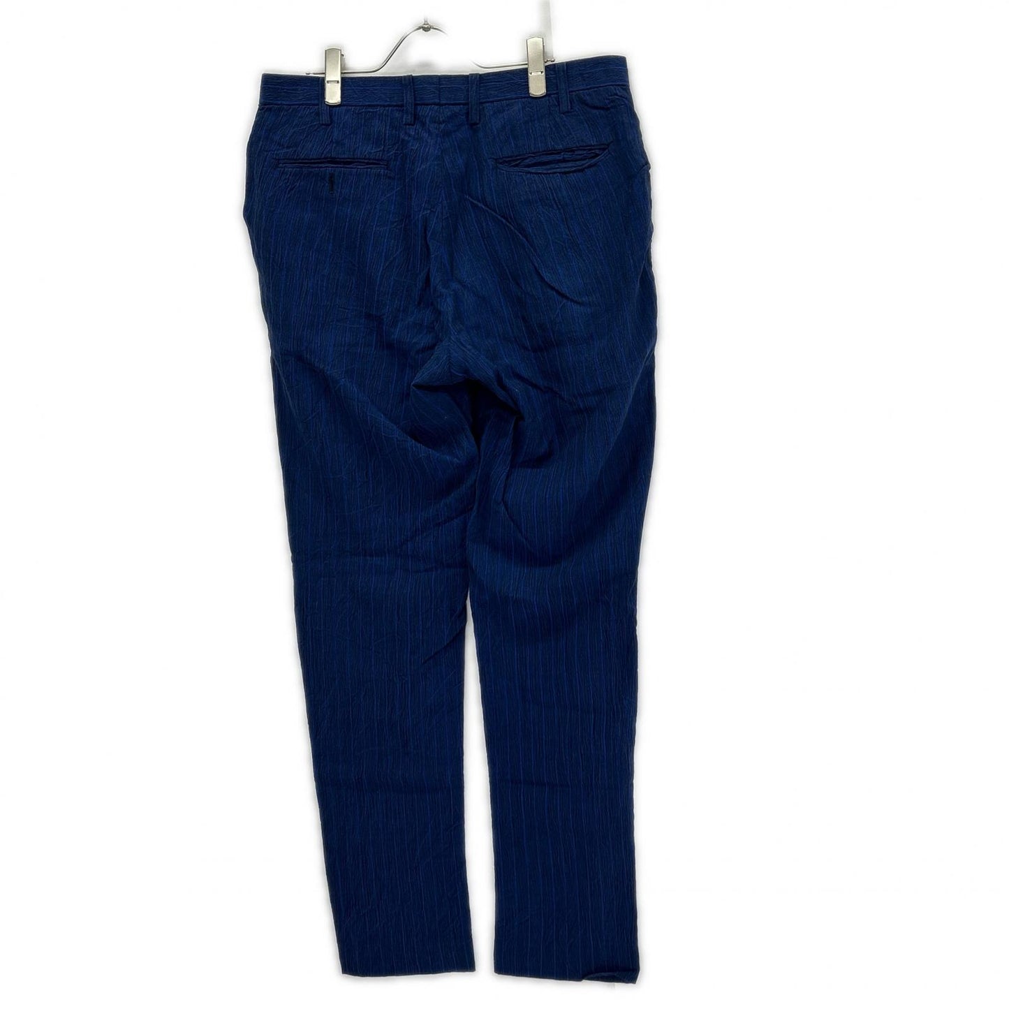 ISSEY MIYAKE MEN 16SS Linen Striped Pants Navy Size 3