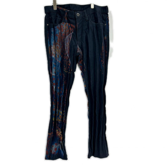 ISSEY MIYAKE MEN 15SS Deep Sea Pleated Jeans Navy Size 3