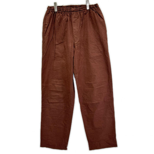 ISSEY MIYAKE MEN 12SS Cotton Wide Easy Pants Brown Size 3-4