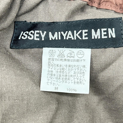 ISSEY MIYAKE MEN 12SS Cotton Wide Easy Pants Brown Size 3-4