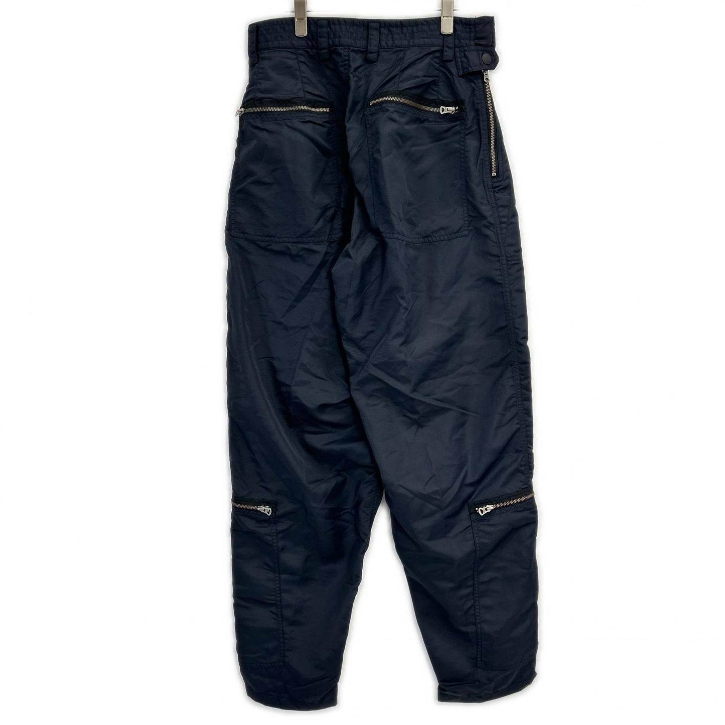ISSEY MIYAKE MEN 04AW Nylon Parachute Pants Navy Size 4