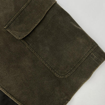 ISSEY MIYAKE MEN 02AW Khaki Suede Blazer Size 2