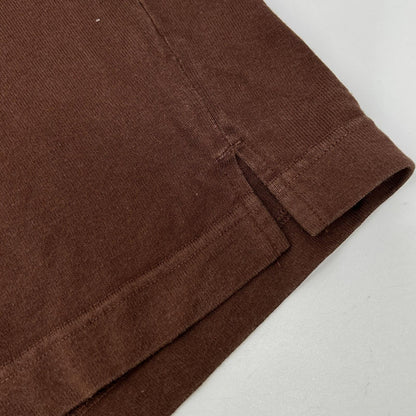 ISSEY MIYAKE MEN 12SS Brown Denim Sleeve T-Shirt Size L