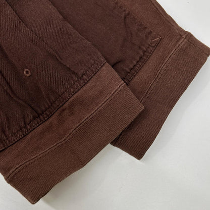 ISSEY MIYAKE MEN 12SS Brown Denim Sleeve T-Shirt Size L