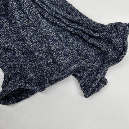 ISSEY MIYAKE MEN Blue Cotton Crewneck Sweater Size 4