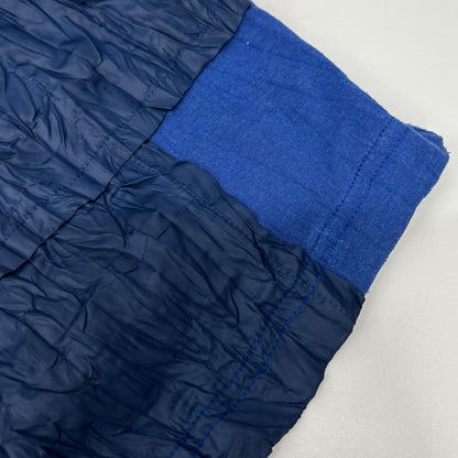 ISSEY MIYAKE MEN Blue Nylon Patchwork T-Shirt Size 4