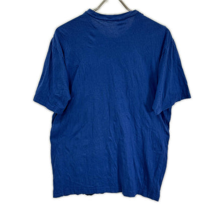 ISSEY MIYAKE MEN Blue Nylon Patchwork T-Shirt Size 4
