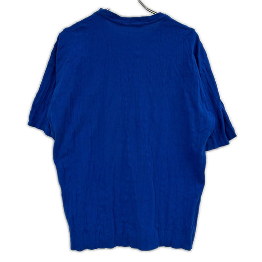 ISSEY MIYAKE MEN 16SS Blue Nylon Panel Pocket T-Shirt Size 3