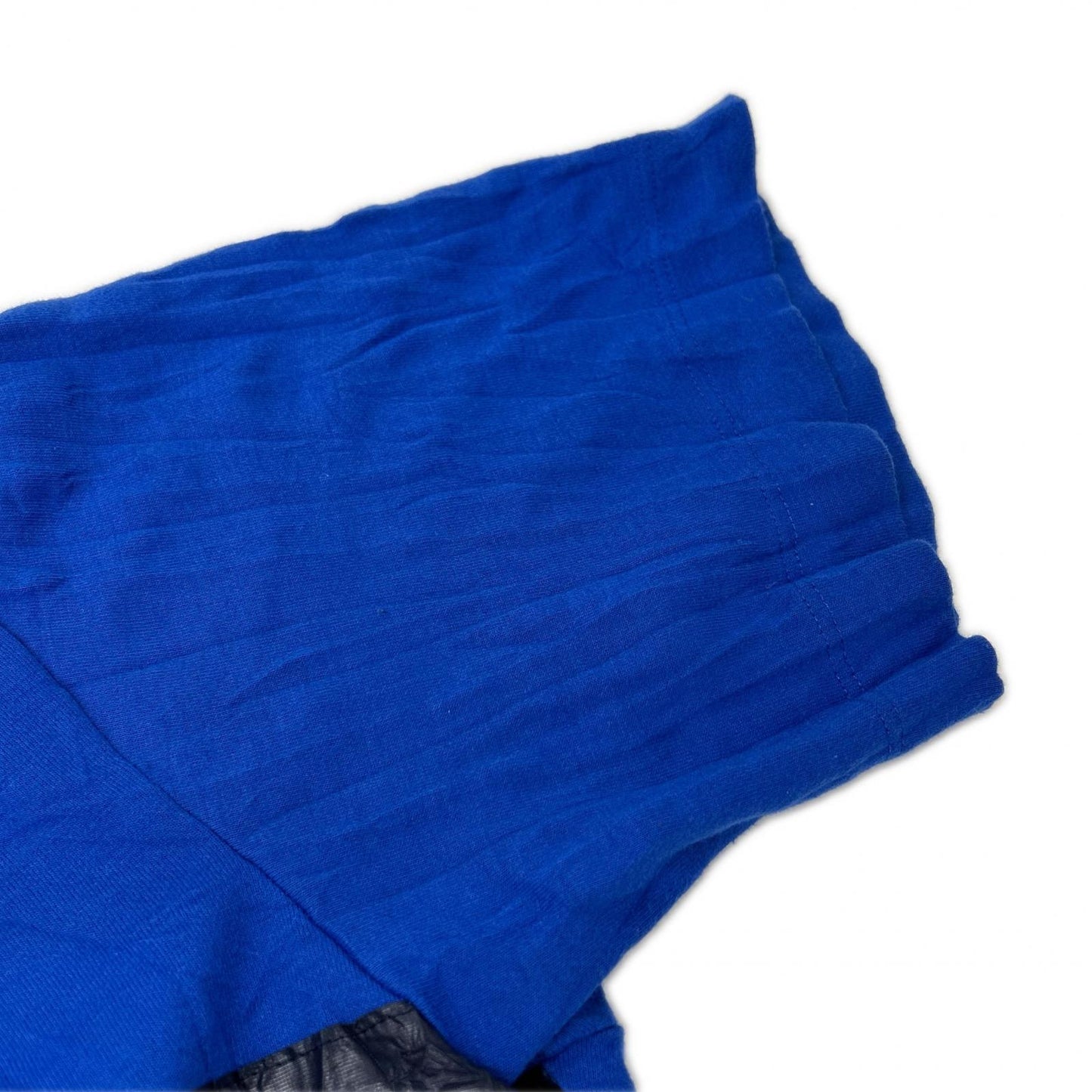 ISSEY MIYAKE MEN 16SS Blue Nylon Panel Pocket T-Shirt Size 3
