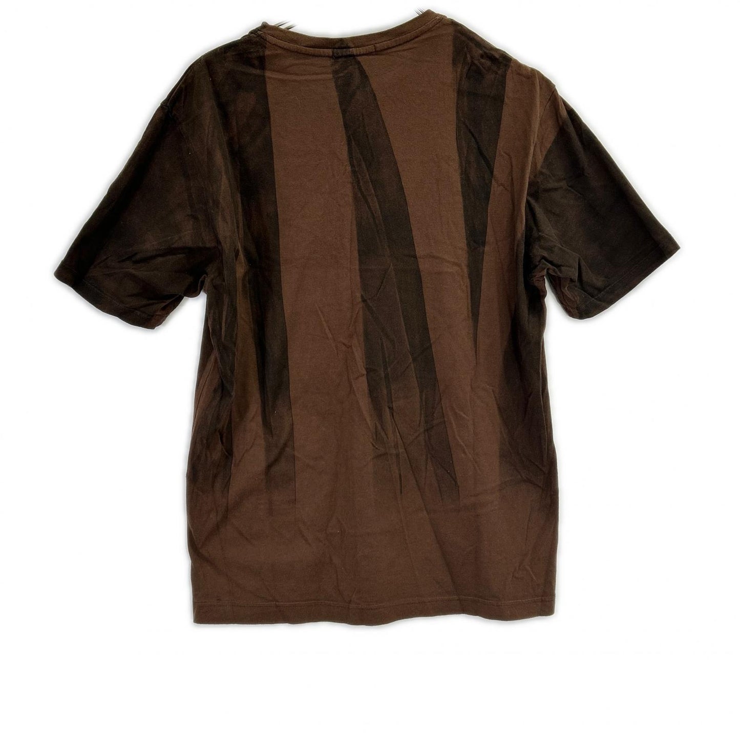 ISSEY MIYAKE MEN Brown Graphic Print T-Shirt Size 4