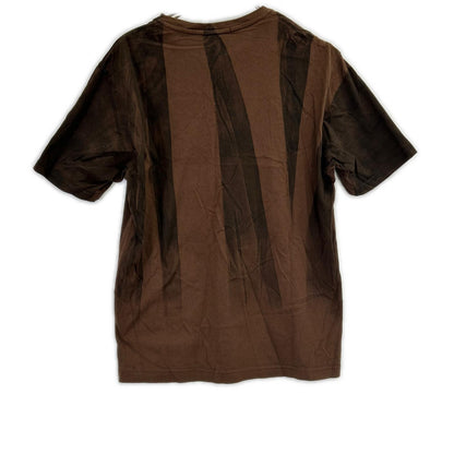 ISSEY MIYAKE MEN Brown Graphic Print T-Shirt Size 4