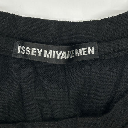 ISSEY MIYAKE MEN 16SS Black Mesh Panel T-Shirt Size 3