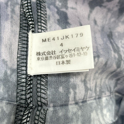 ISSEY MIYAKE MEN 14SS Blue Graphic Stretch T-Shirt Size 4