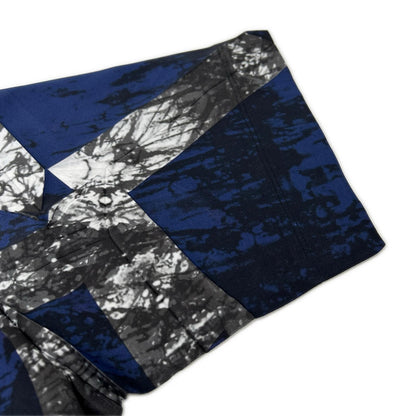 ISSEY MIYAKE MEN 14SS Blue Graphic Stretch T-Shirt Size 4