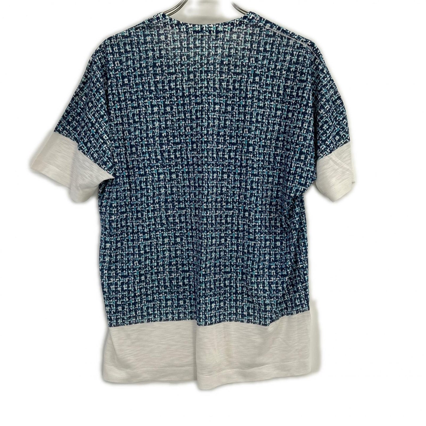 ISSEY MIYAKE MEN 13SS Light Blue Print T-Shirt Size 2
