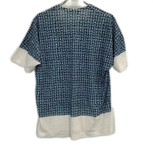 ISSEY MIYAKE MEN 13SS Light Blue Print T-Shirt Size 2