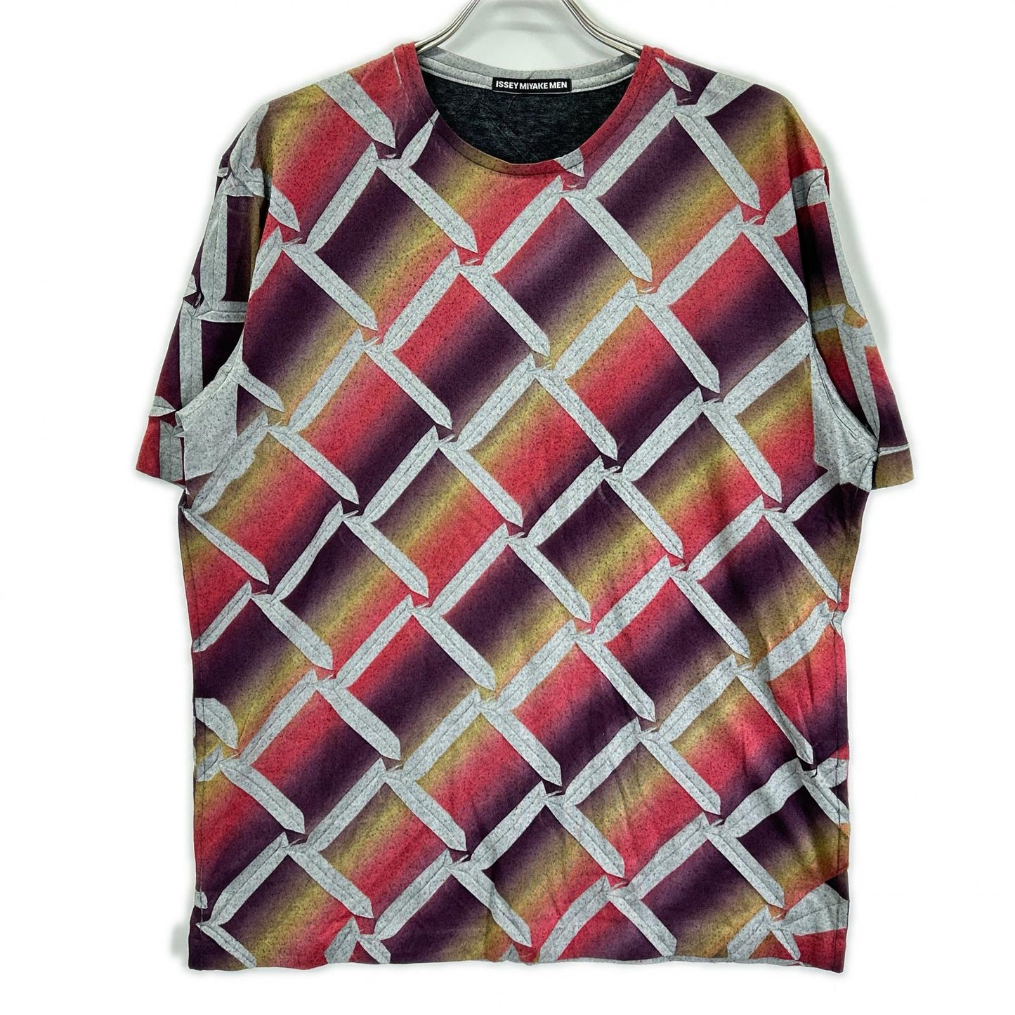 ISSEY MIYAKE MEN 12AW Multi Allover Print T-Shirt Size 4